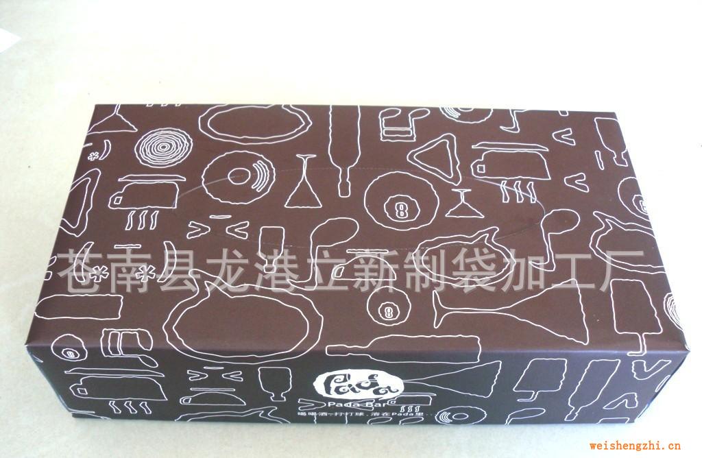 廠家直銷、定做抽式紙巾盒裝紙巾廣告紙巾