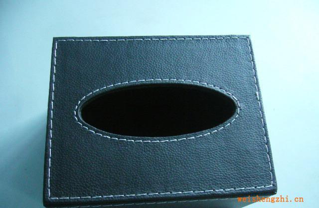 （廠家供應）PU外貿簡潔大氣抽紙盒