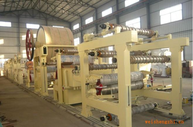 供應A4紙造紙機，2200mm型造紙設備，廢紙造紙機