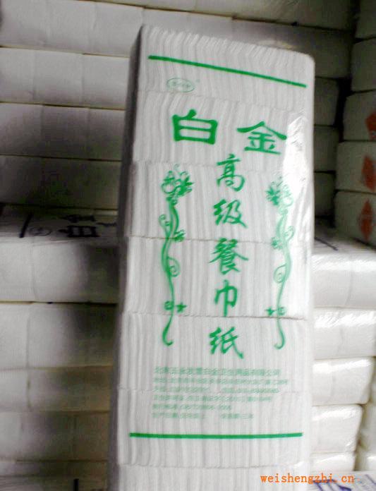 餐巾紙批發(fā)，細龍紋綠花邊，雪白金高級餐巾紙，廠家直銷，可定做