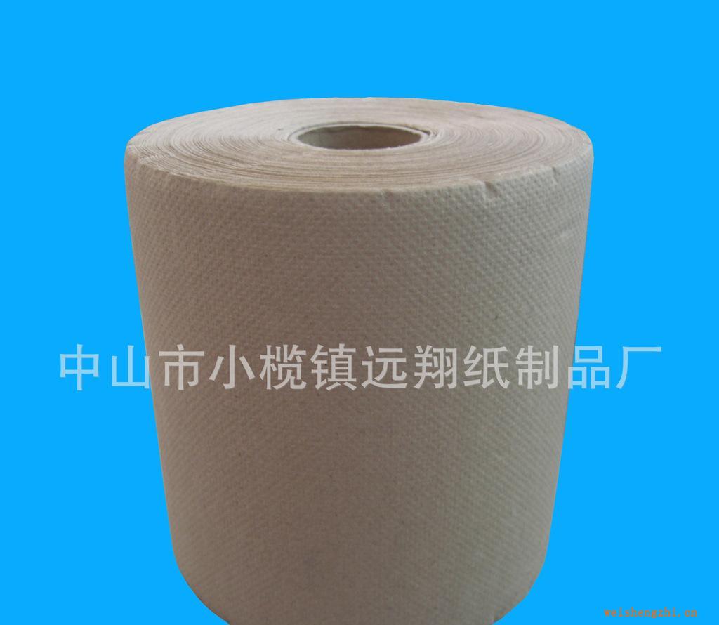 再生漿1層40克重卷筒外拉棕色擦手紙衛生紙再生衛生紙