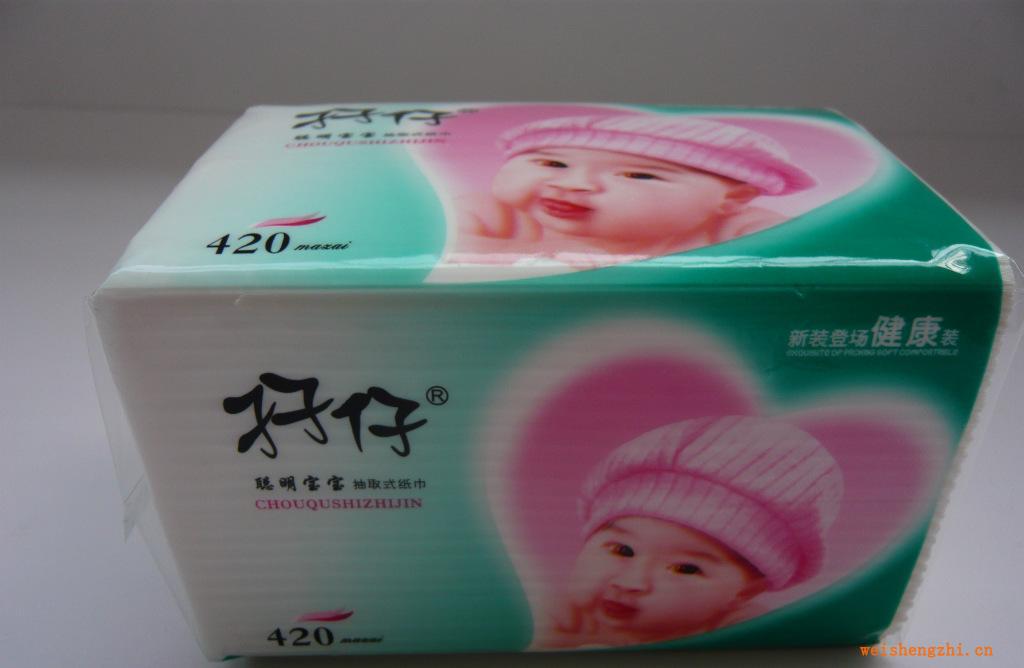【廠家直銷】【紙巾批發】孖仔生活用紙--聰明寶寶系列抽紙