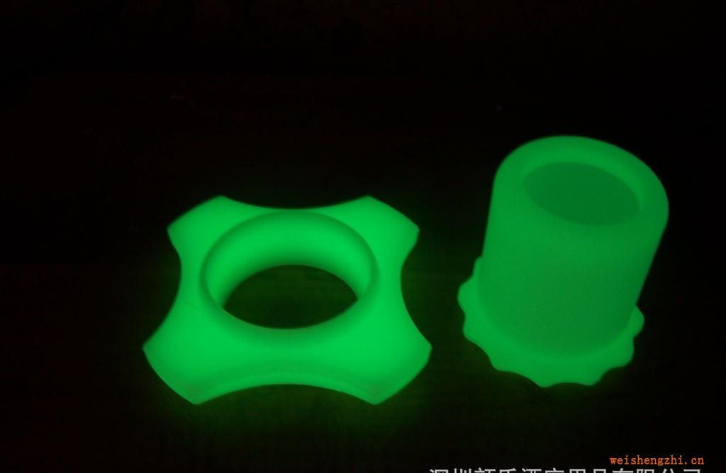 無線麥克風專用硅膠防滾圈夜光防滑圈夜光四角圈