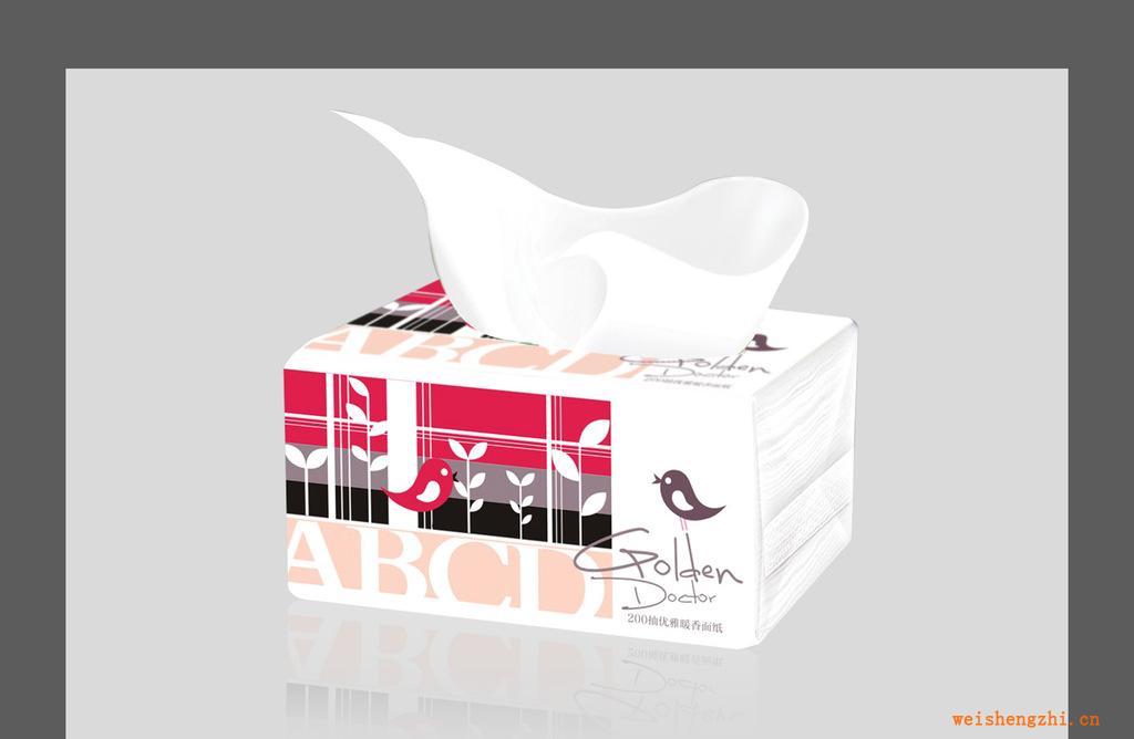 藍咖包裝設計提供抽取式面巾紙包裝設計服務