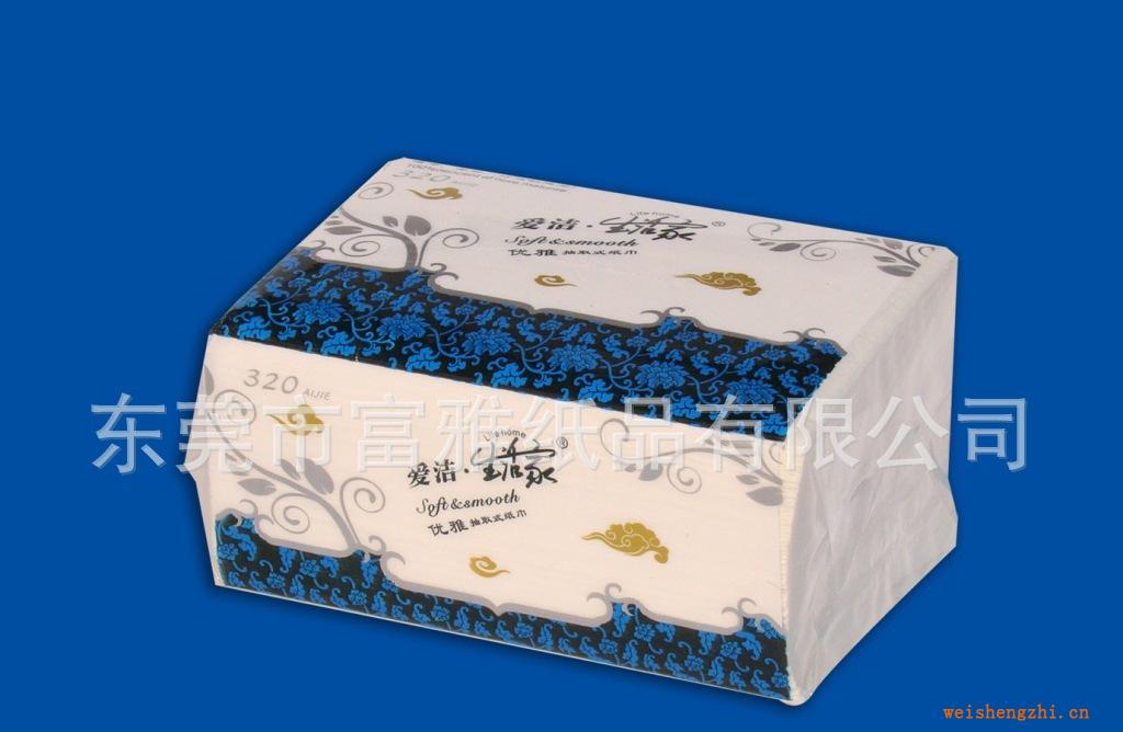 廠家直銷本度暢銷的衛生紙，純木噴漿抽取式面紙卷紙優雅軟抽