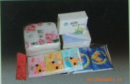 供應，銷售生活用紙；餐巾紙，抽紙，面巾紙，擦手紙，錢夾紙