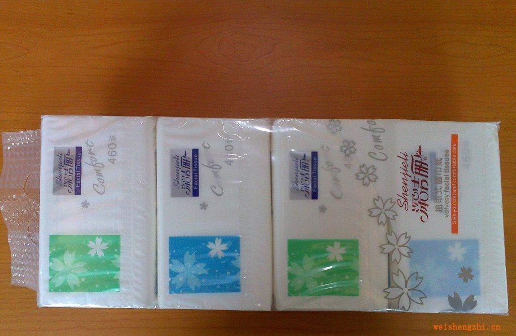 生活用紙/衛生紙/紙巾/軟抽紙-金寶利4包裝-460張/包