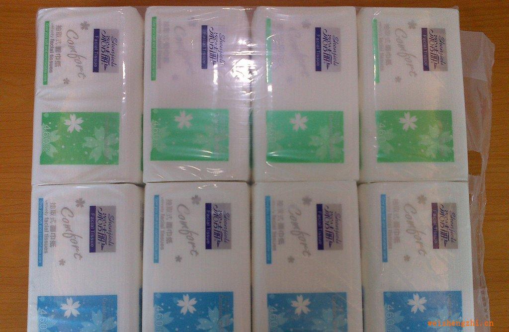 生活用紙/衛生紙/紙巾/軟抽紙-金寶利8包裝-460張/包