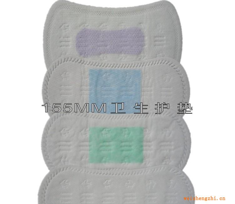 衛(wèi)生巾批發(fā)代理衛(wèi)生巾廠生產加工批發(fā)代理155MM干爽網(wǎng)面護墊
