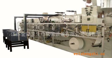供應成人紙尿片設備-老人紙尿片生產線-江蘇金衛-150片∕分