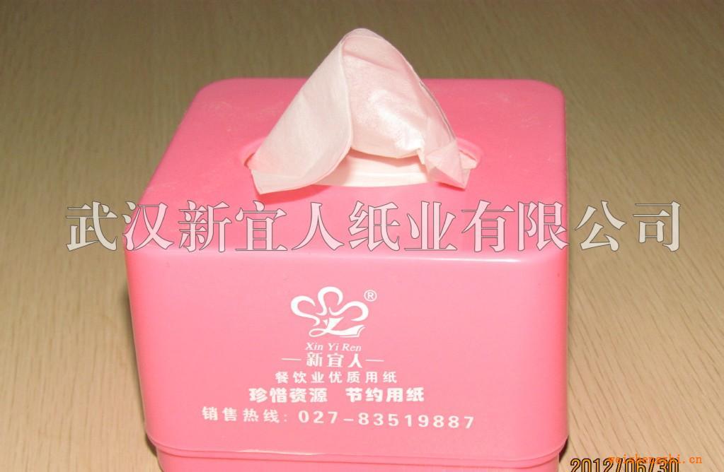 武漢紙巾加工訂制（散裝早餐紙巾）廠家直銷盒抽式紙巾批發
