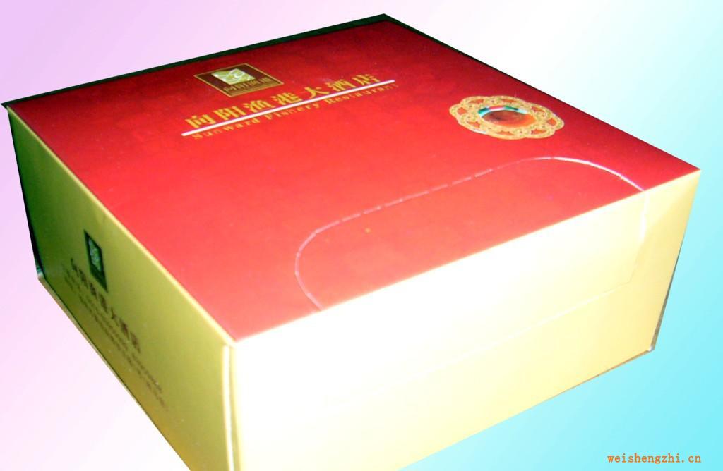 專業承接定制酒店貼牌盒抽紙