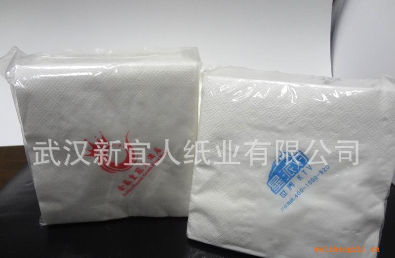 武漢紙巾加工訂制（散裝紙巾）彩色方巾ktv酒店專用方巾批發