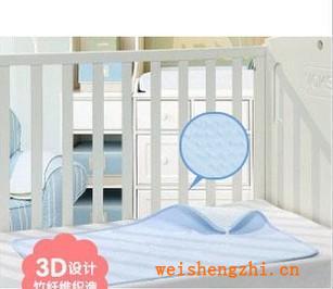 （新款3D立體隔尿墊）寶寶竹纖維可洗尿墊純棉防水床墊不移位