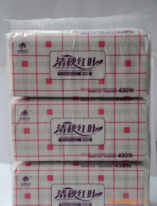 清秋紅葉180抽紙竹漿生活用紙