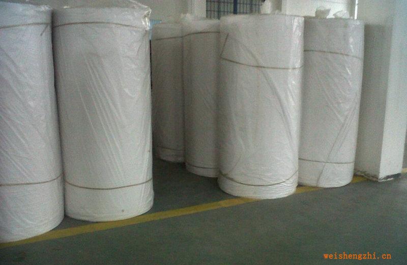 供應(yīng)40g大軸原紙擦手紙?jiān)偕埳钣眉堅(jiān)?/></a>
<ul><li><a href=