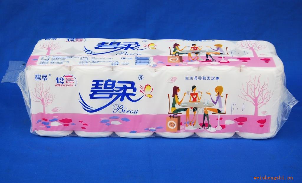 供應(yīng)天然木漿環(huán)保型絹柔平紋碧柔生活用紙系列