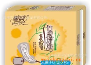 天津蔓莉衛生巾廠家竹纖維衛生巾批發網代理350mm棉柔8片裝
