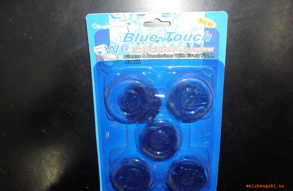 低價新款藍泡泡馬桶自動清潔劑、馬桶潔廁劑1枚、2枚等包裝