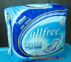 瞬間吸收的衛(wèi)生巾、護(hù)墊