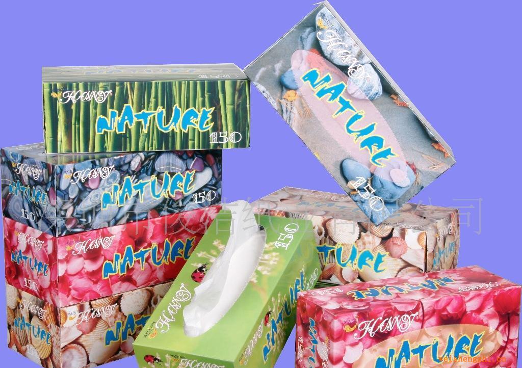 出口各種規格面巾紙，盒裝抽紙，軟抽