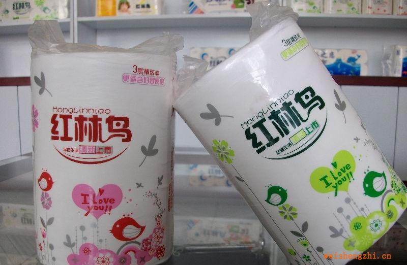 紅林鳥衛生紙卷筒衛生紙10卷3層100%原生木漿批發采購