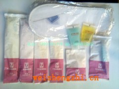 7天連鎖酒店客房袋裝洗漱用品，一次性用品套裝環保防水塑料包裝