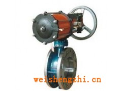 優(yōu)惠銷售D643H-16C法蘭式氣動硬密封蝶閥