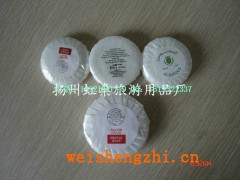 供應湖北咸陽酒店一次性圓形小香皂咸寧星級賓館透明香皂