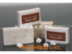 外貿麥片皂酒店麥麩皂一次性香皂保鮮膜香皂20克~90克訂做