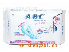 ABC衛(wèi)生巾 甜睡夜用超極薄棉柔323MM 含KMS健康配方