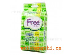 批發FREE飛綠茶薄荷衛生濕紙巾（獨立包裝）肌膚清潔Y02