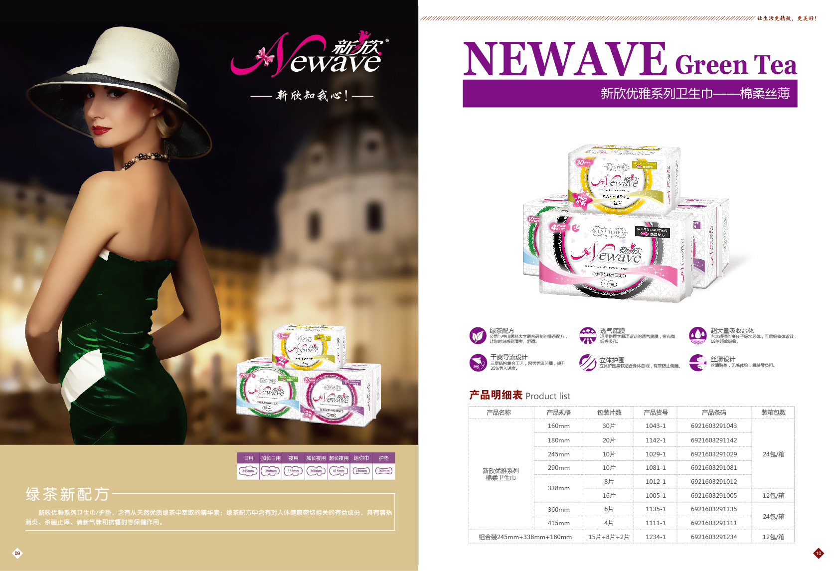 新欣牌優雅系列衛生巾 (2)