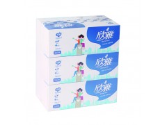 欣雅小清新系列抽紙|陜西衛生紙|西北盒抽紙