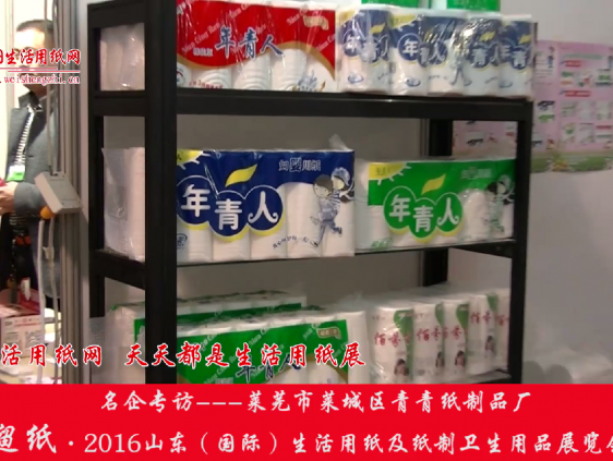 2016山東展會專訪萊蕪市萊城區青青紙制品廠黃總