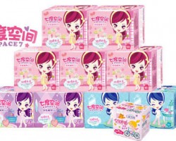 七度空間衛生巾的主要材料