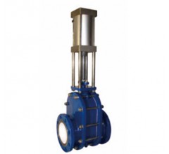 GZT644TC氣動陶瓷雙閘板閥