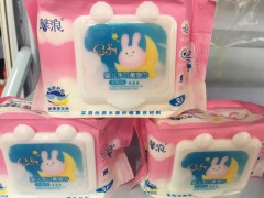 大連邦琪衛生用品有限公司  馨浪嬰兒手口柔濕巾