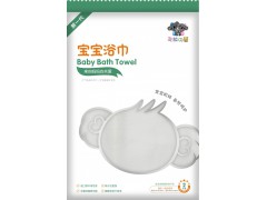 一次性寶寶浴巾毛巾 內(nèi)含1塊毛巾1條浴巾 考拉之屋寶寶浴巾