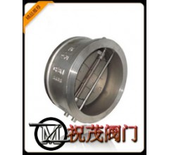 H76H-10C碳鋼對夾式止回閥