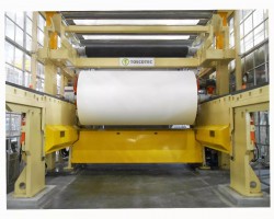 維達孝感新基地兩臺拓斯克領先型2.0M衛生紙機開機