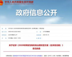 生態環境部：7月1日起重點查處12類VOCs排放違法行為