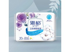 雅格立體棉感超柔20片衛生巾290mm