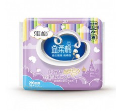 紅豆杉暖宮蜂巢式芯體夜用絲薄型衛(wèi)生巾290mm 20片