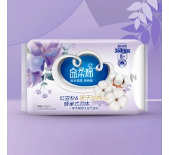 益柔棉紅豆杉&速干純棉絲薄衛(wèi)生巾8片360mm