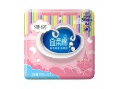 益柔棉絲薄夜用型衛生巾16片 285mm