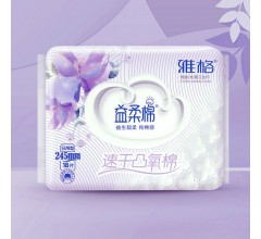 益柔棉速干凸氧棉18片衛生巾245mm
