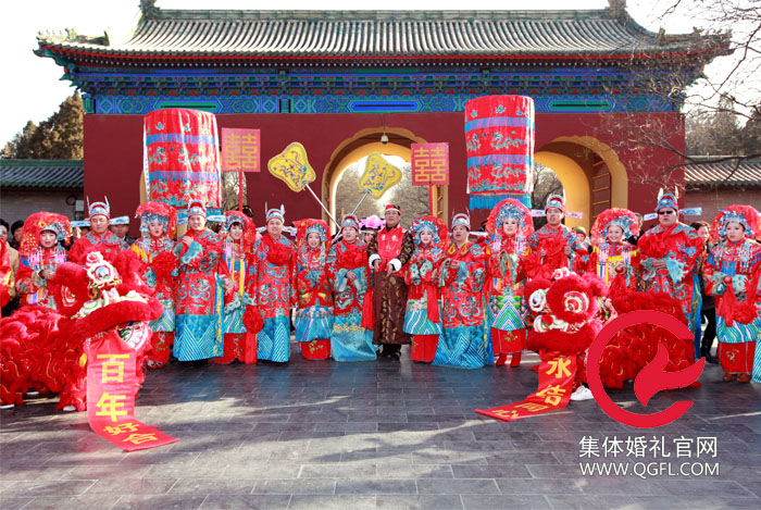 大雪時節后，中式集體婚禮送上暖暖心意！