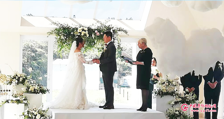 2019年10月26日海外婚禮：首屆新西蘭草坪水上婚禮