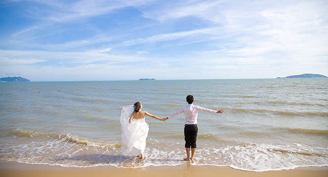 三亞集體婚禮:2021年2月27日第138屆“浪漫天涯”集體婚禮